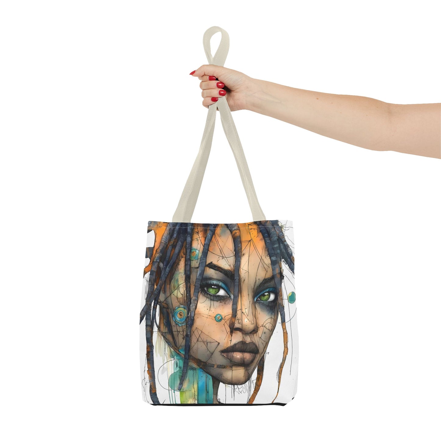Artistic Abstract Face Tote Bag, Trendy Canvas Bag, Unique Gift for Art Lovers, Fashionable Beach Bag, Stylish Shopping Bag, Cool