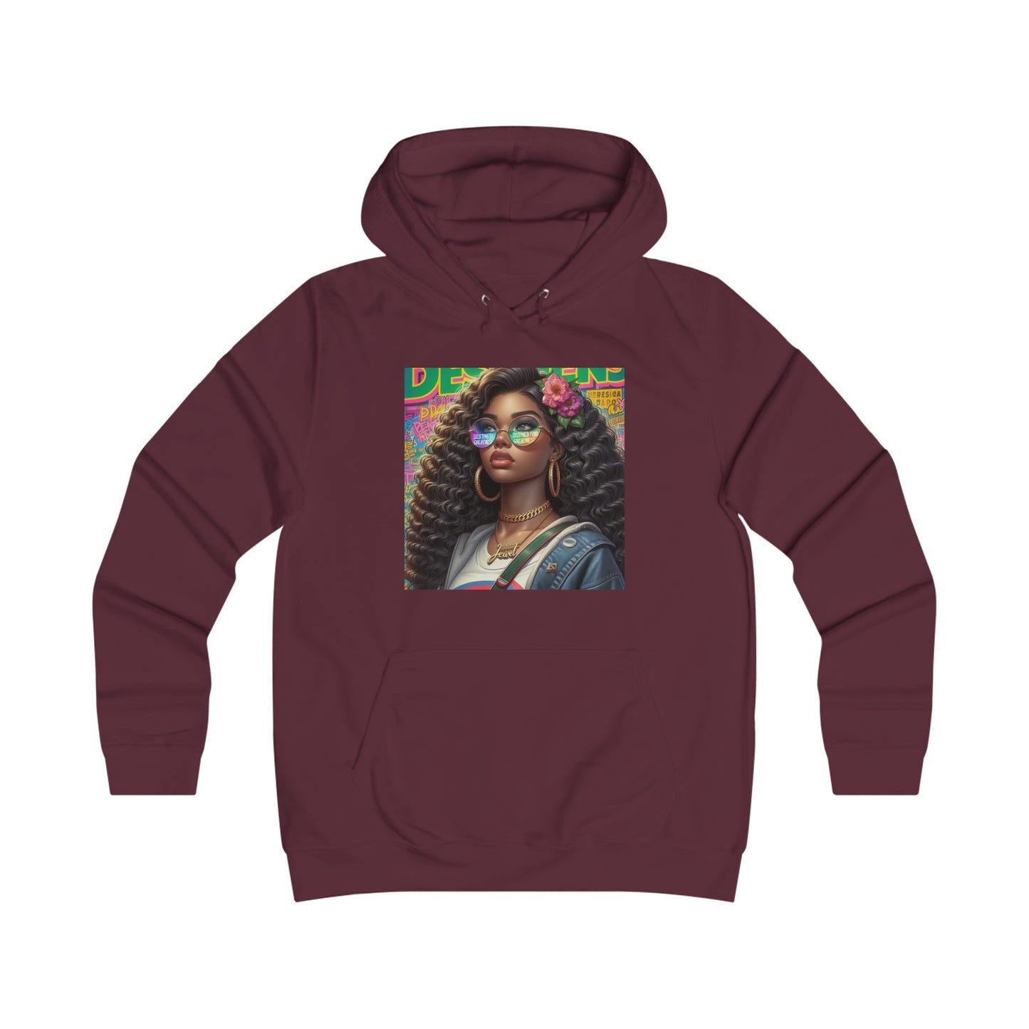 Destined For Greatness Girlie College Hoodie #33