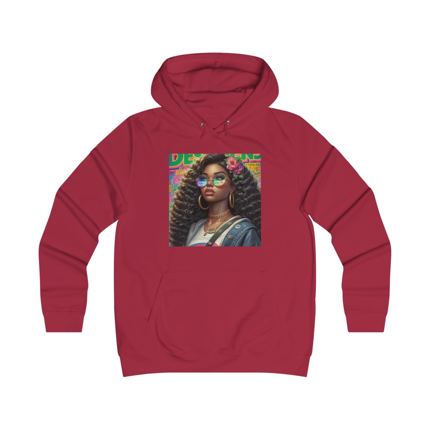 Destined For Greatness Girlie College Hoodie #33