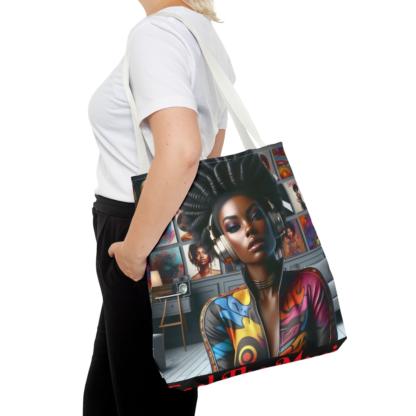 Feel The Music Tote Bag (AOP) #FM18