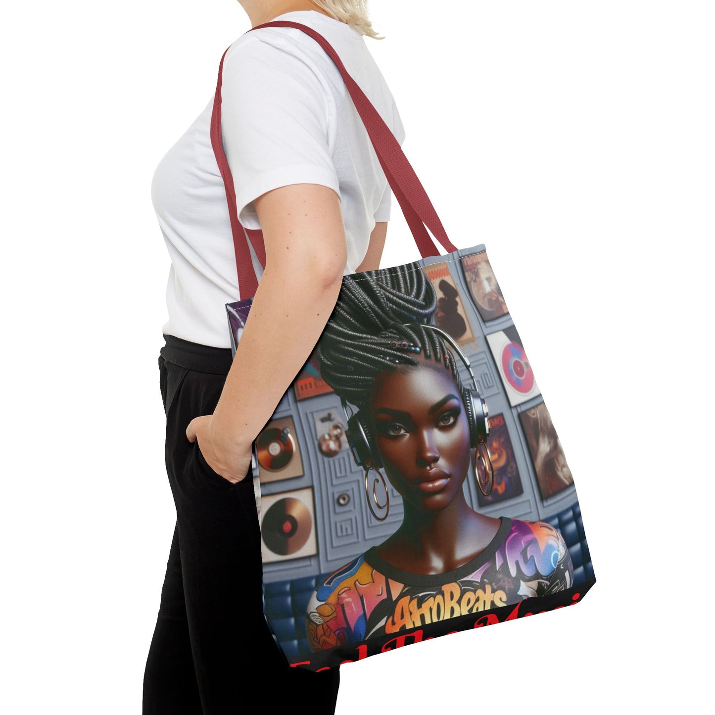 Feel The Music Tote Bag (AOP) #FM15