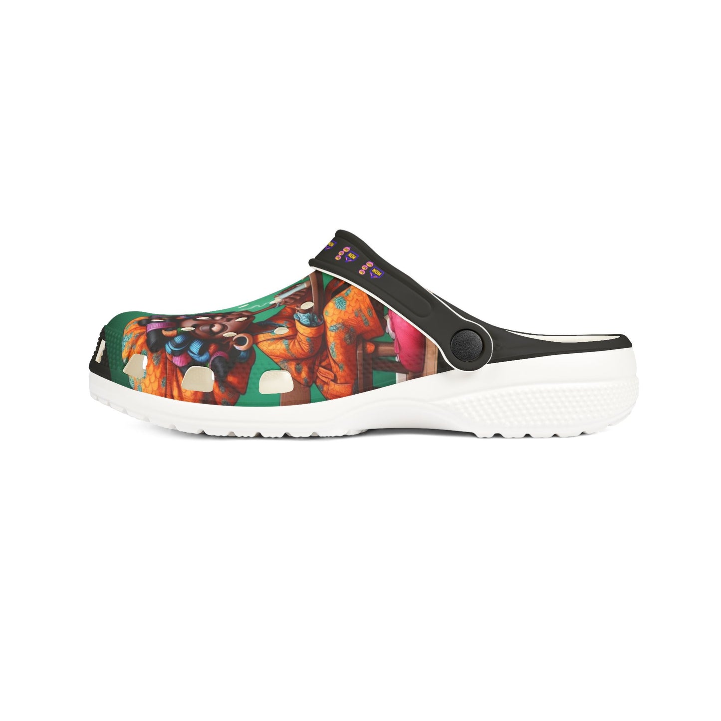 Monday Vibes EVA Foam Rubber Shoes (AOP) #MV5