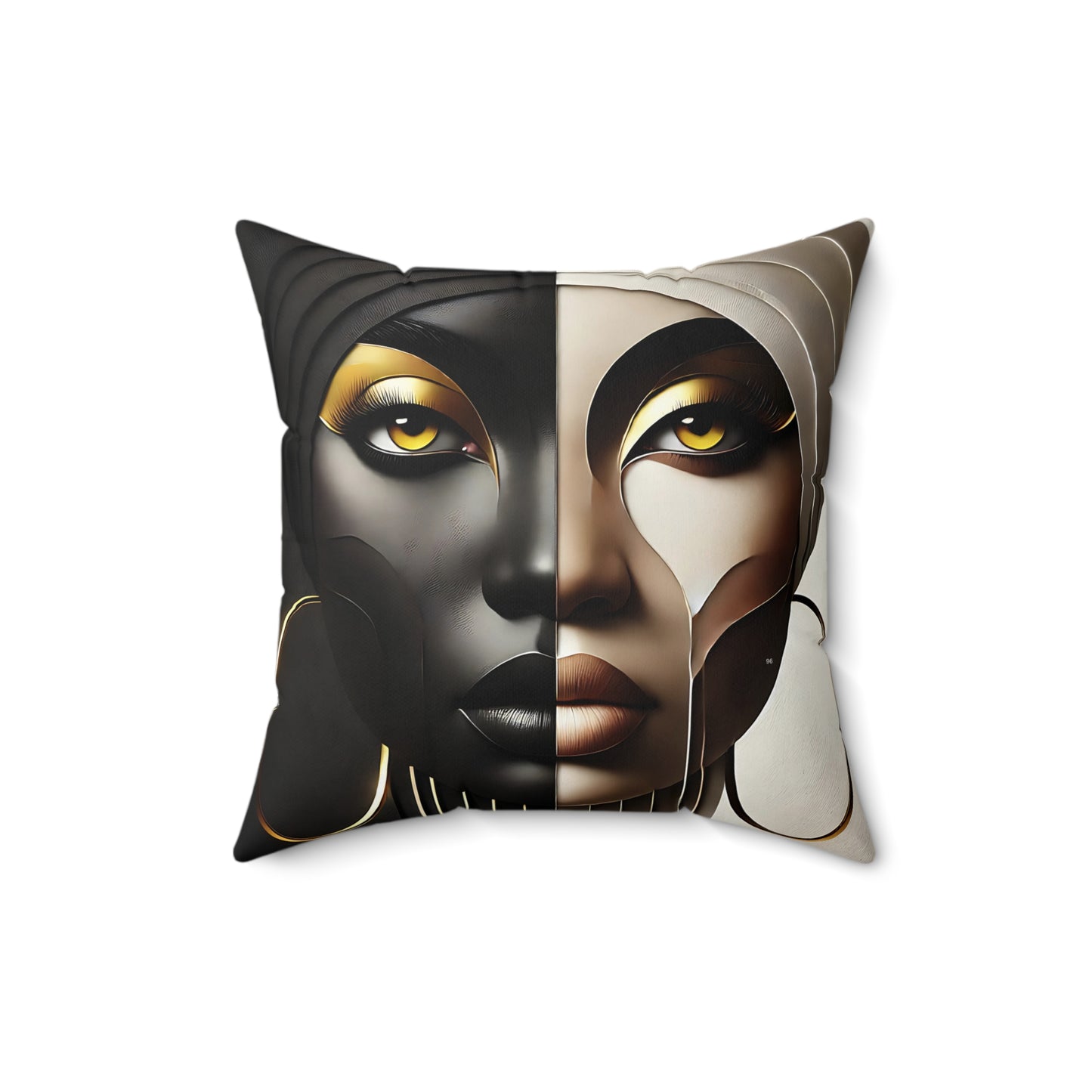 Duality Spun Polyester Square Pillow #DLTY1