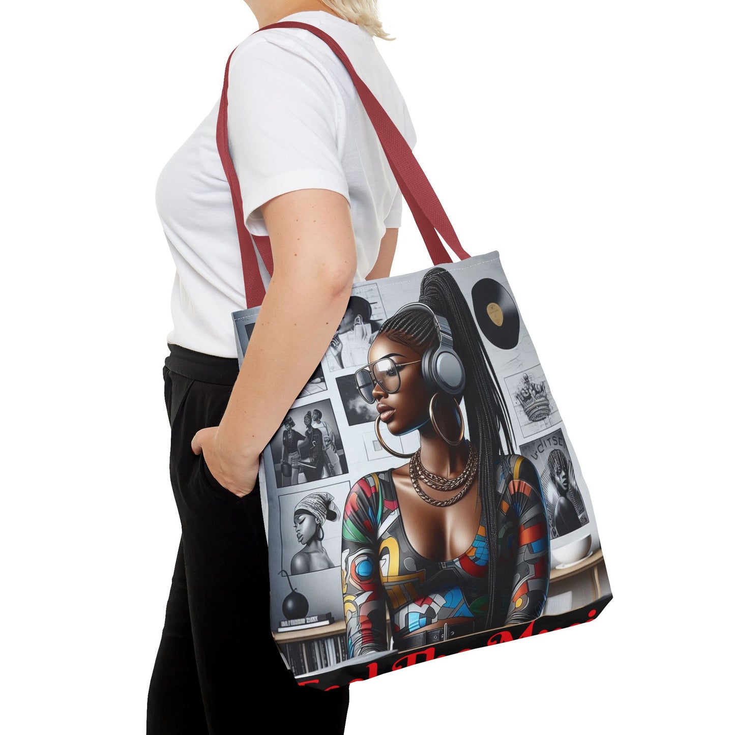 Feel The Music Tote Bag (AOP) #FM9