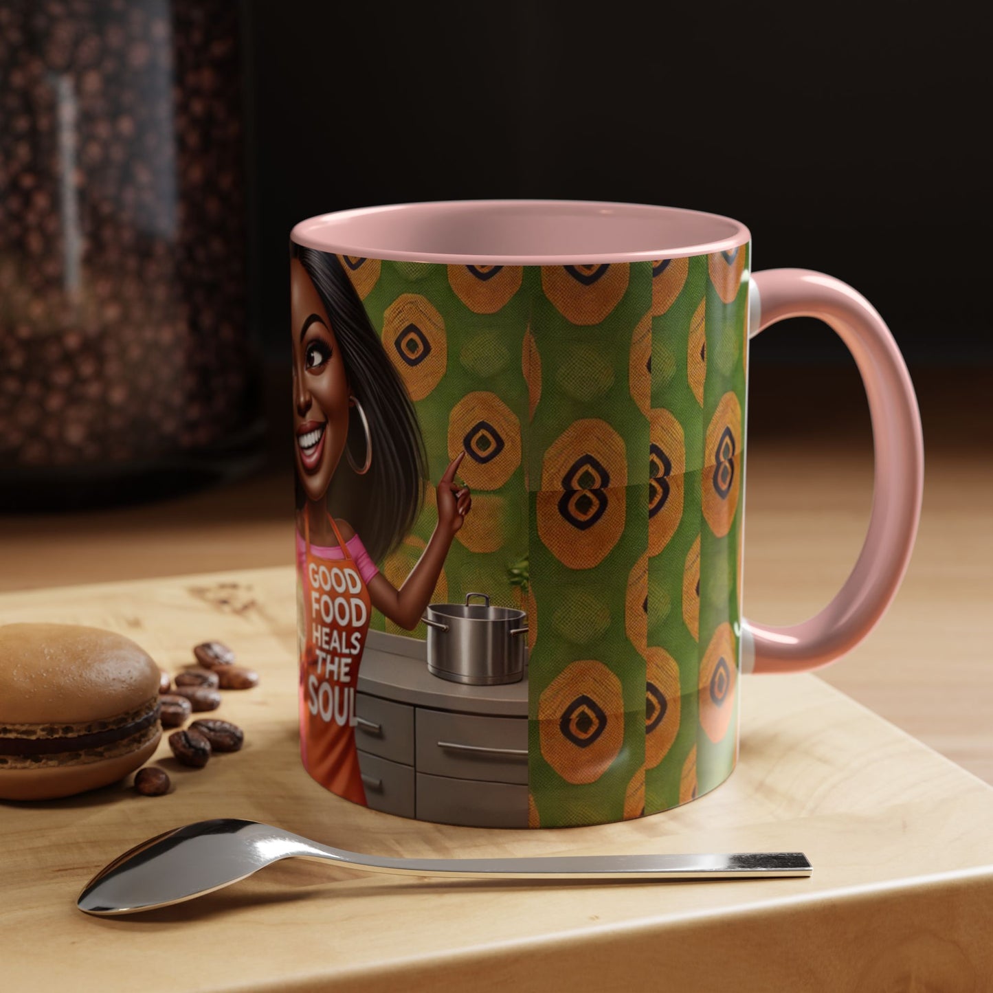 Soulful Bites and Kitchen Delights Accent Coffee Mug (11, 15oz) #SBKD1