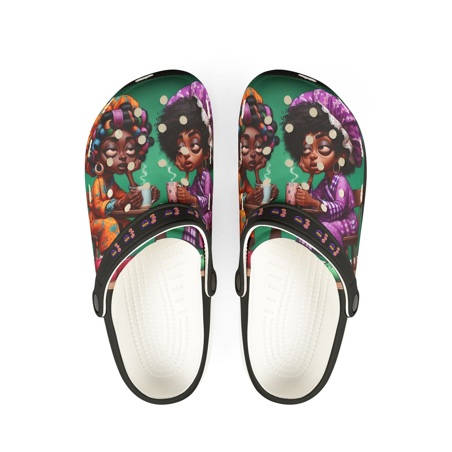 Monday Vibes EVA Foam Rubber Shoes (AOP) #MV5