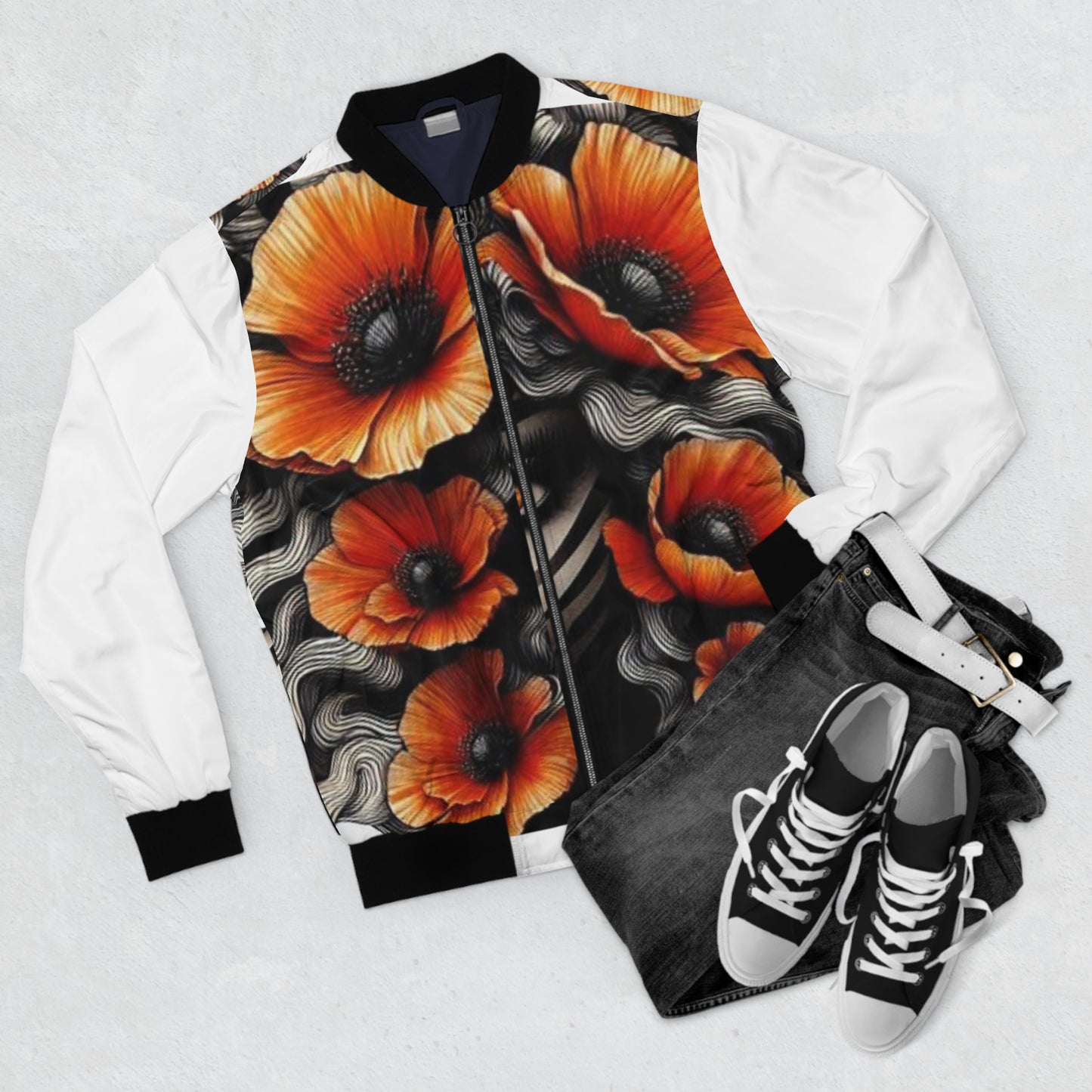 Zebra Fantasy Men's Bomber Jacket (AOP) #ZF13
