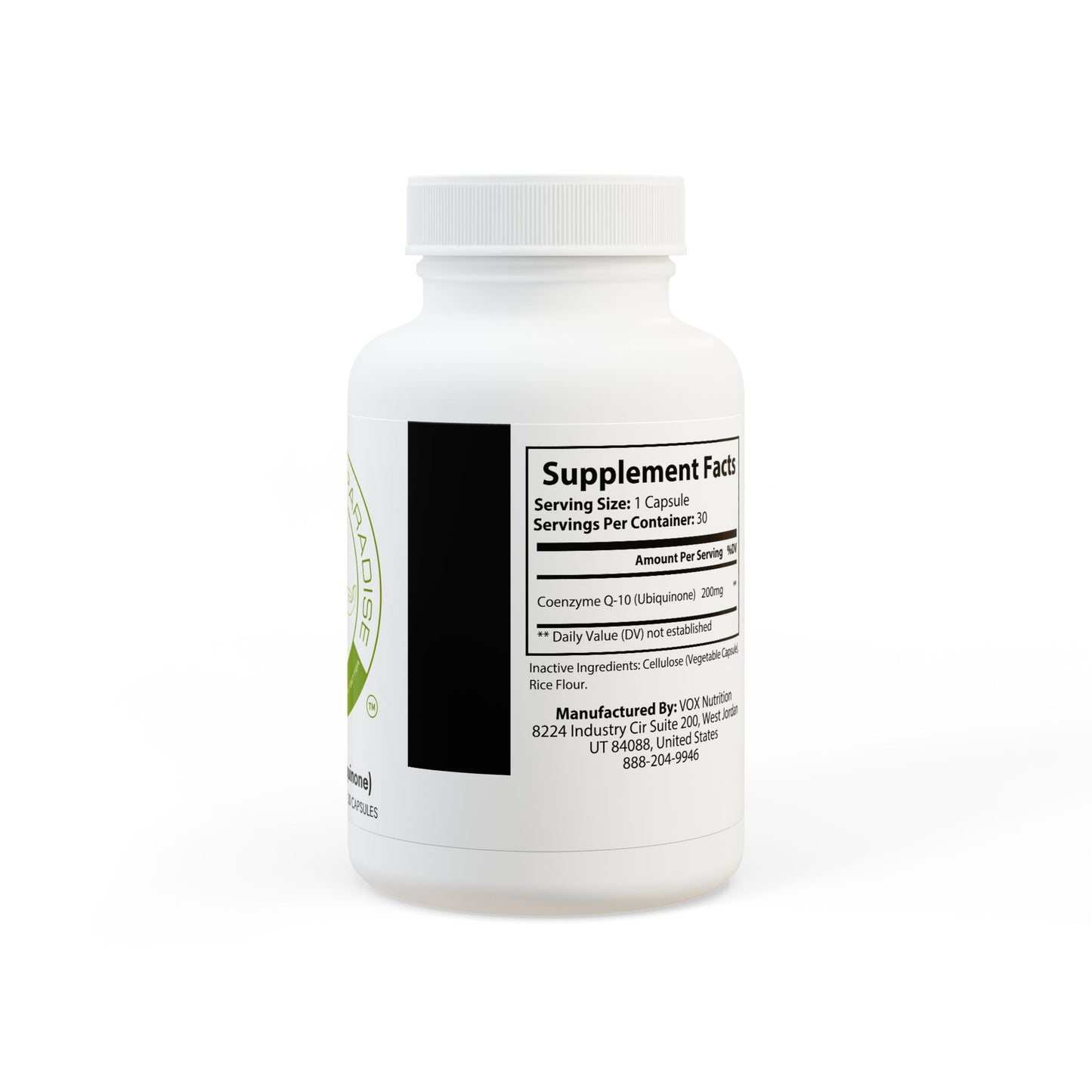 CoQ10 (Ubiquinone) Supplement (30 Capsules) #GLP28