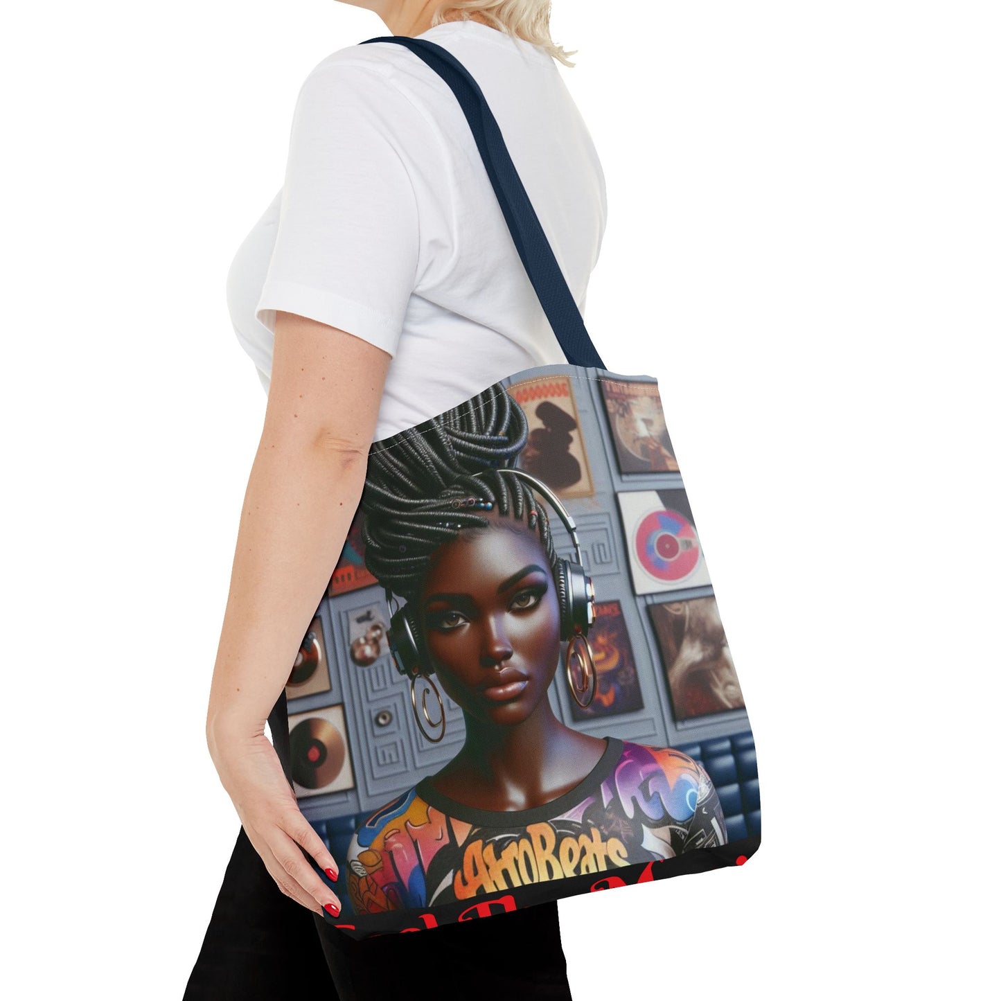 Feel The Music Tote Bag (AOP) #FM15