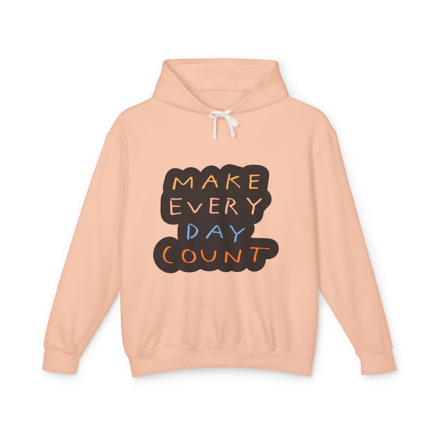 Affirmations Unisex Lightweight Hooded Sweatshirt #AU1