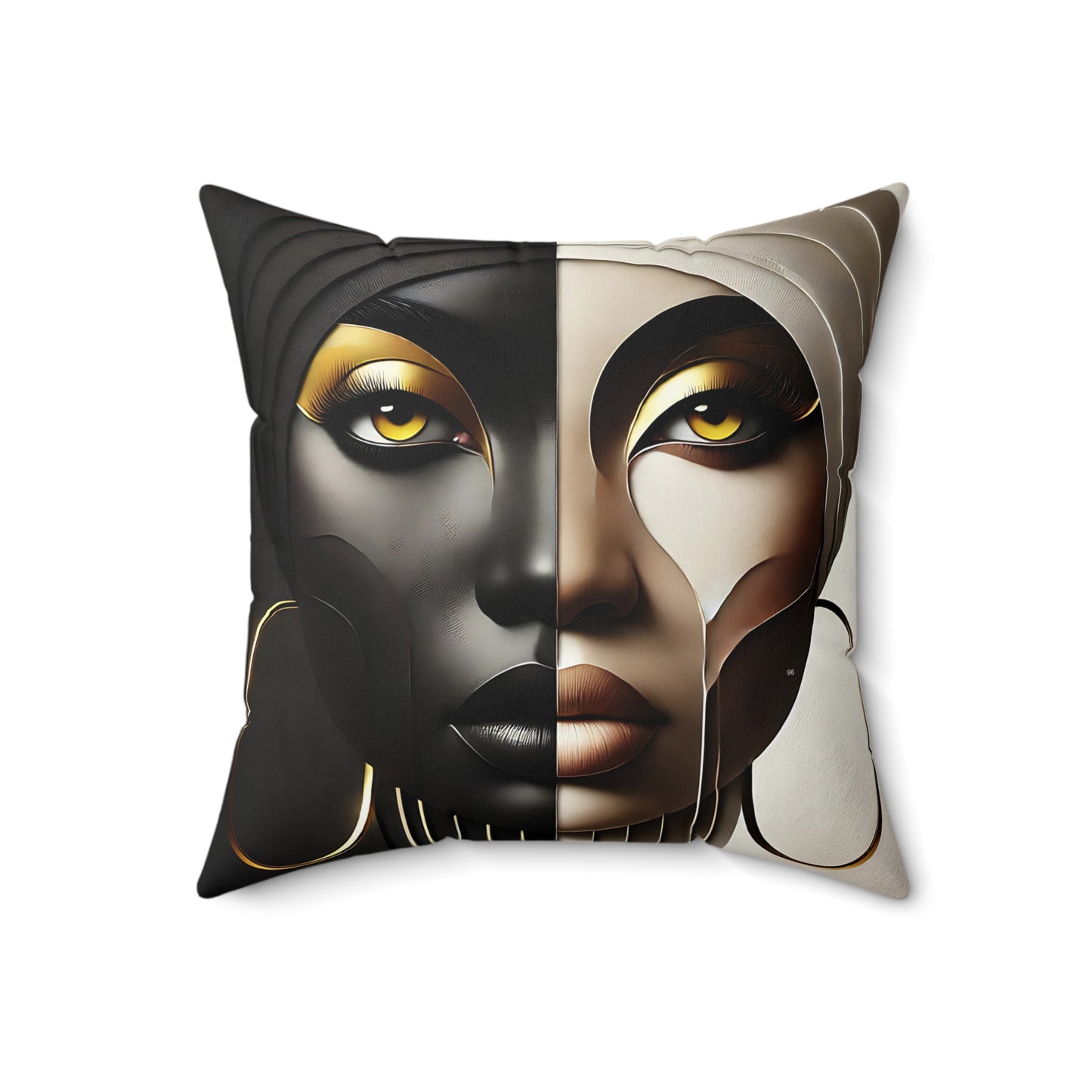 Duality Spun Polyester Square Pillow #DLTY1