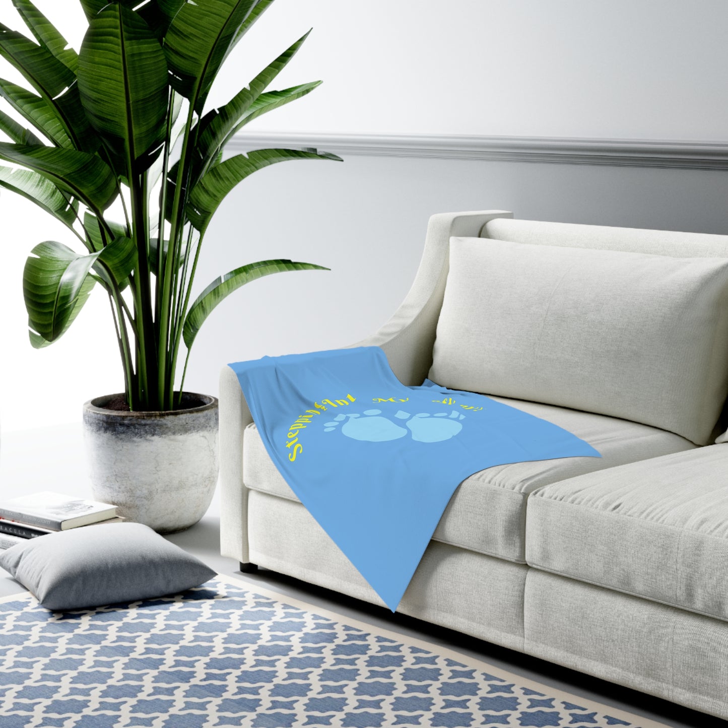 Stepping Into My Destiny Baby Swaddle Blanket #SID2