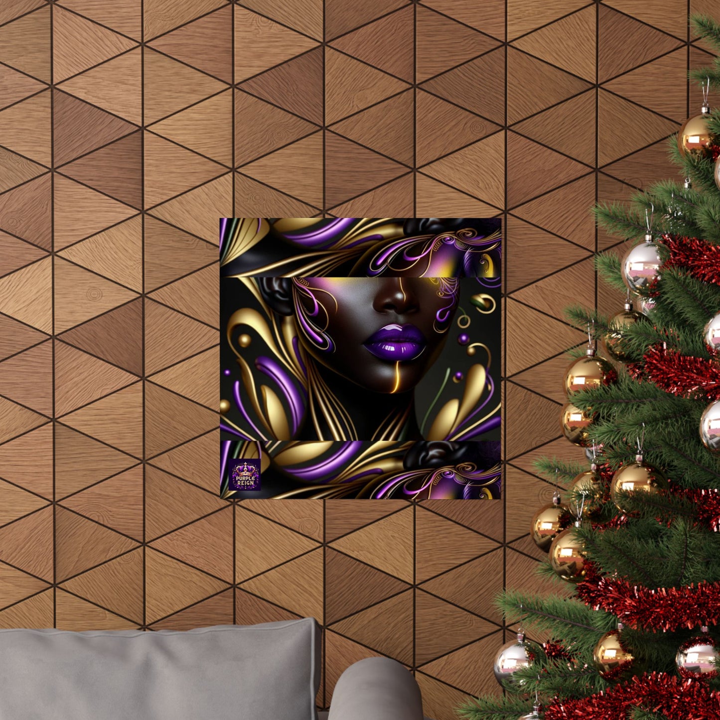 Purrple Reign Matte Vertical Posters #PR7