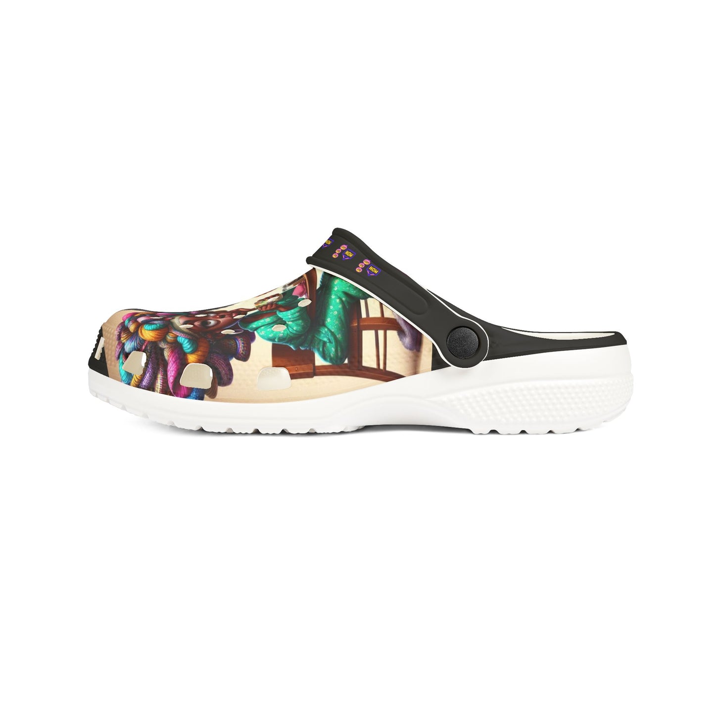 Monday Vibes EVA Foam Rubber Shoes (AOP) #MV2