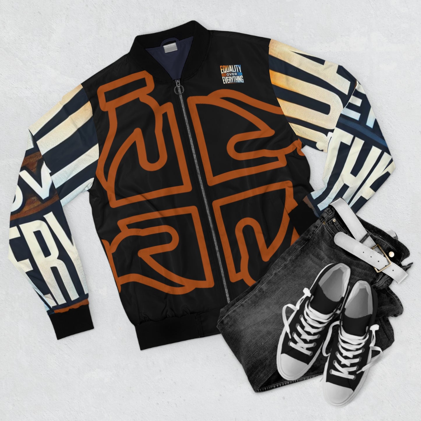 Equality Over Everything Men's Bomber Jacket (AOP) #EOE2