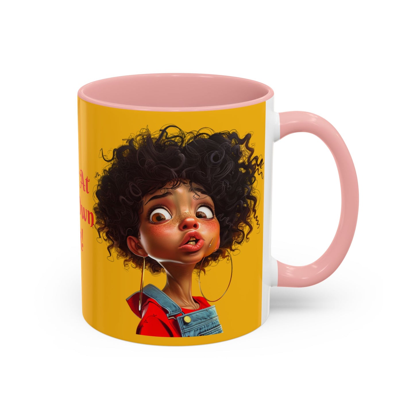 Enter At Your Own Risk Accent Coffee Mug (11, 15oz) #EYOR2