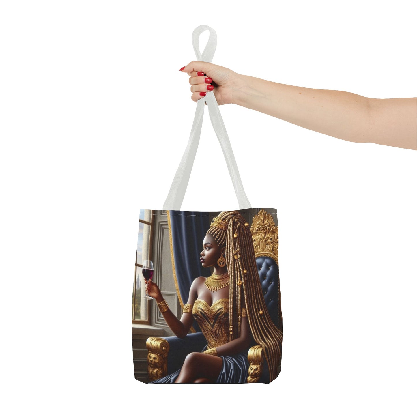 Sitting Queen Tote Bag (AOP) #T6