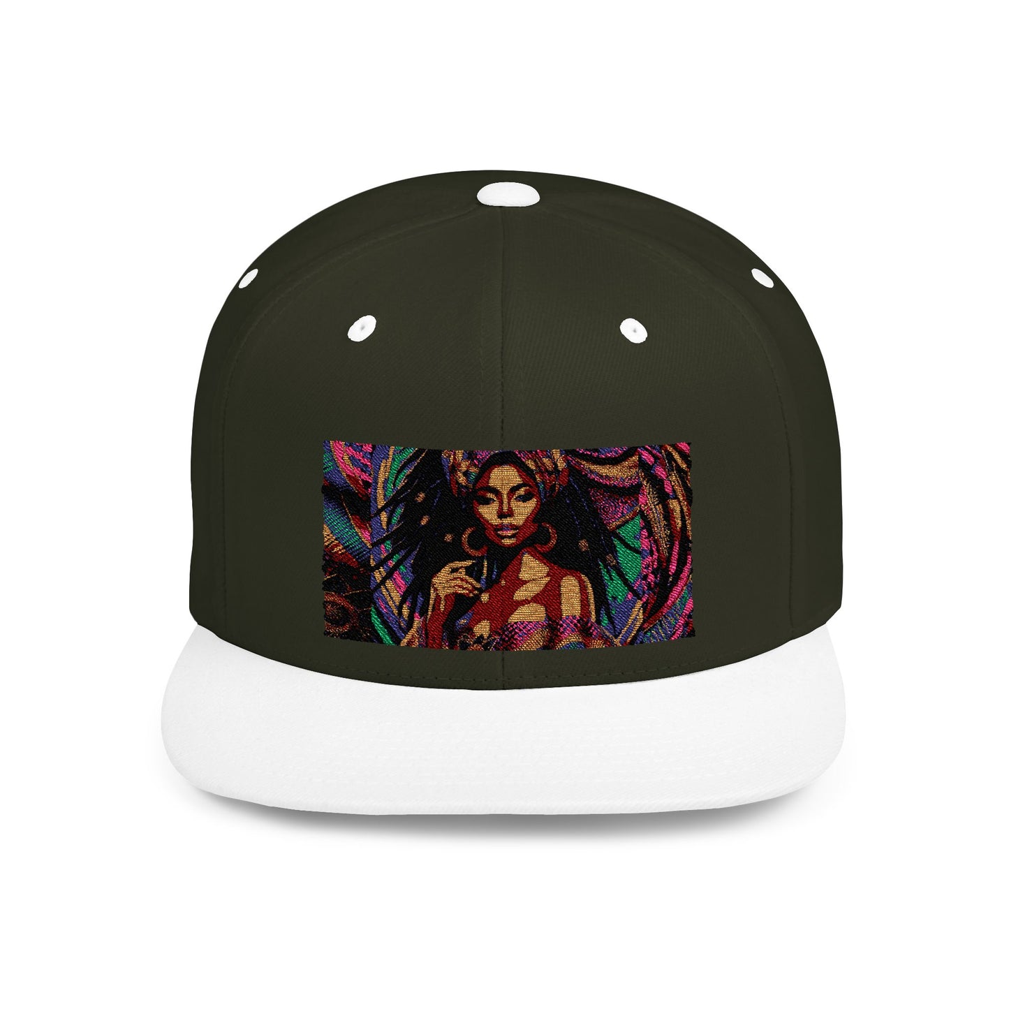 Divinity Luxury Flat Bill Snapback Hat - Bold Statement Headwear #DL1