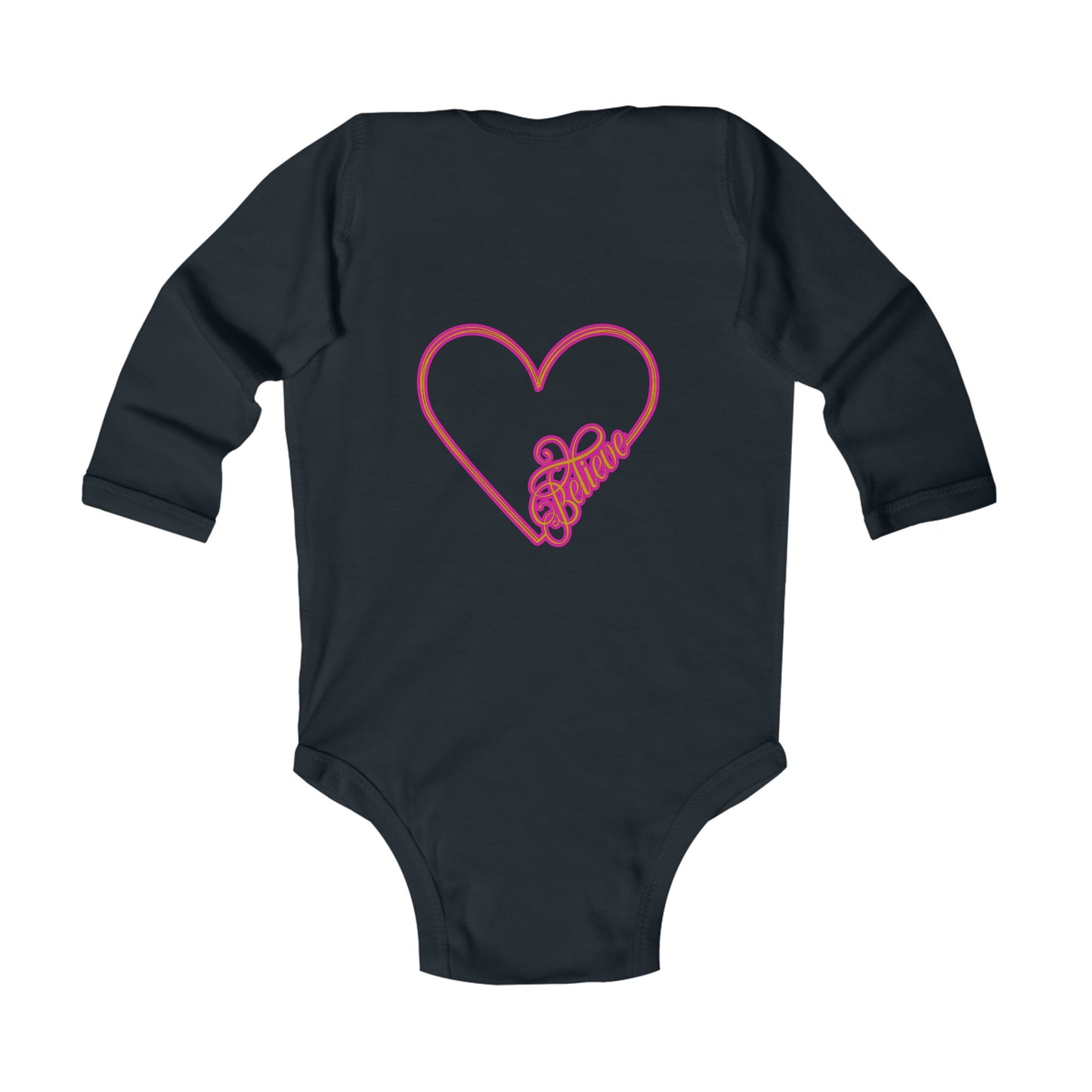 Believe Infant Long Sleeve Bodysuit #51IU