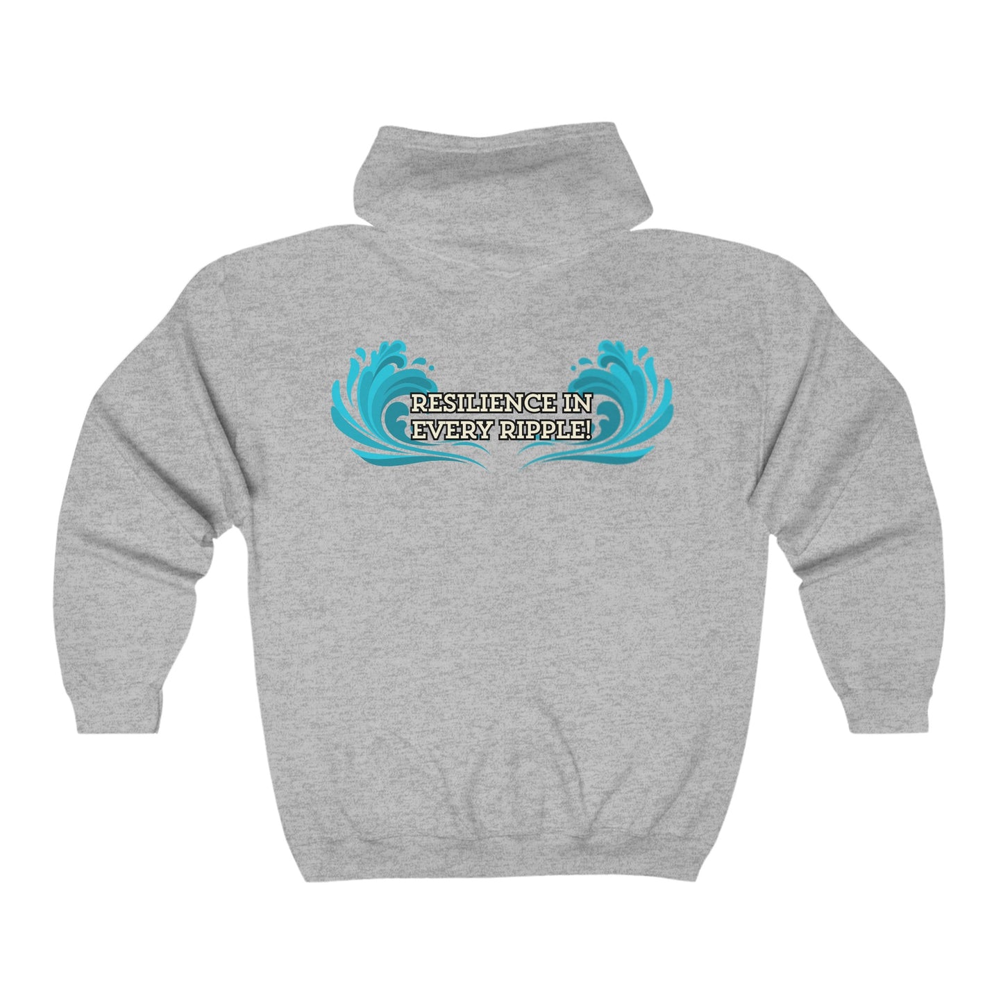 Life is Wavy Unisex Heavy Blend™ Full Zip Hooded Sweatshirt #LW3