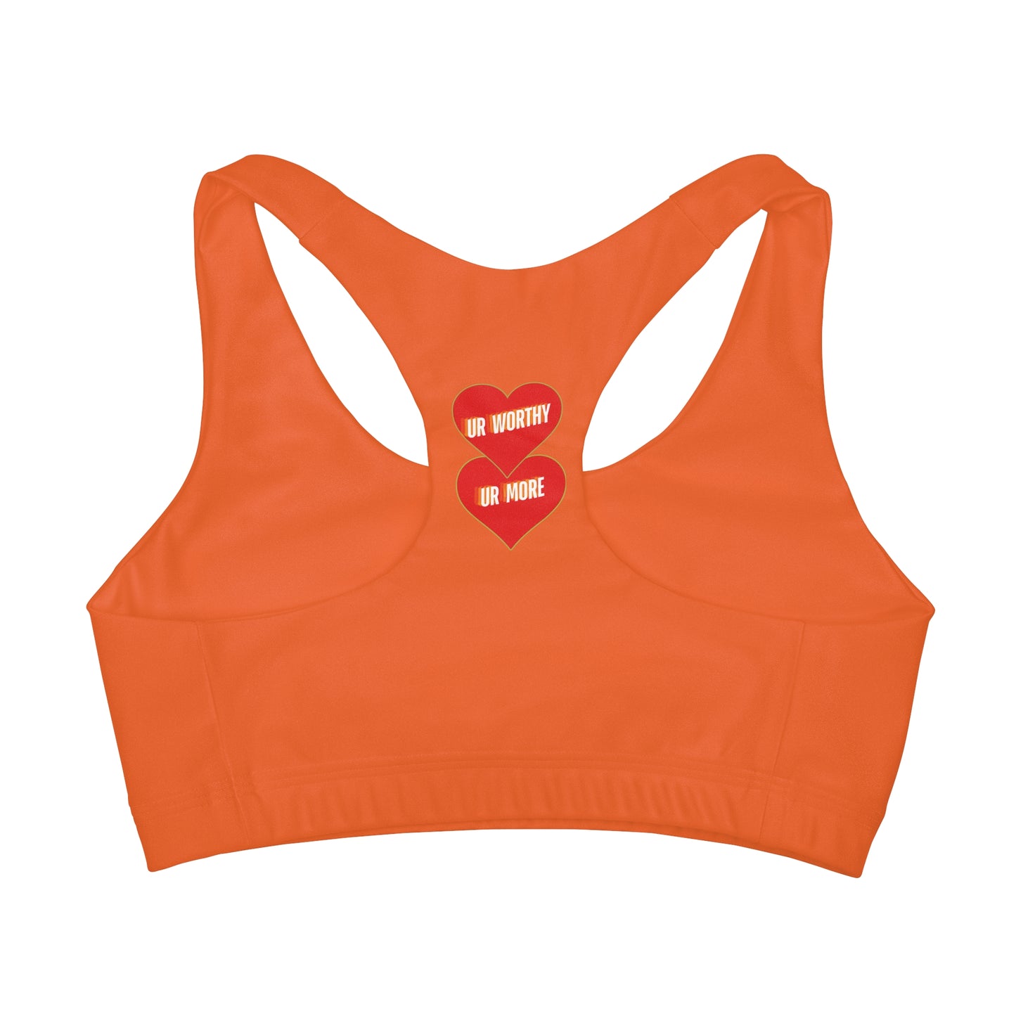 UR Worthy-UR More Girls' Double Lined Seamless Sports Bra (AOP) #15