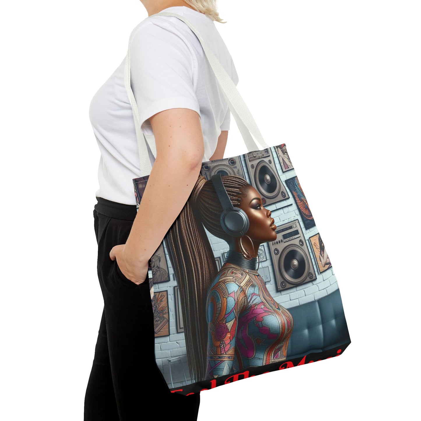 Feel The Music Tote Bag (AOP) #FM19