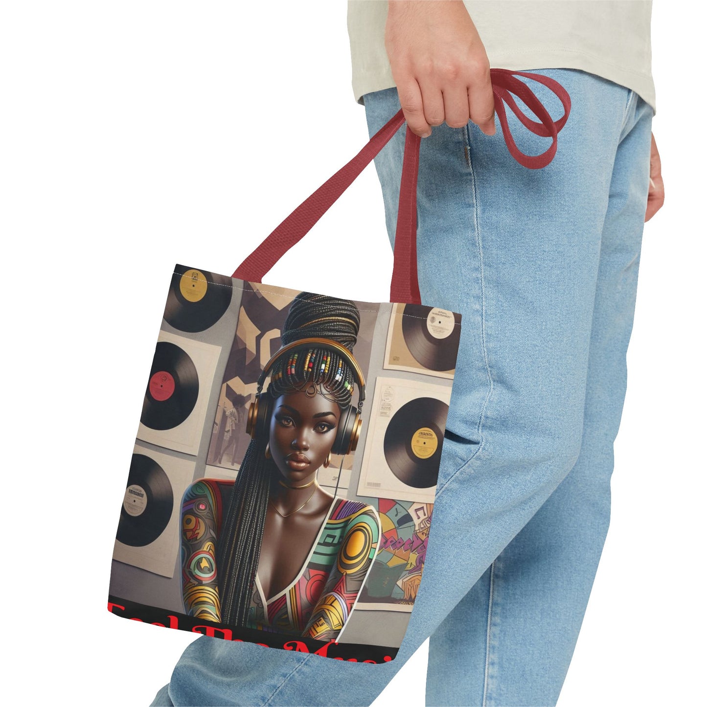 Feel The Music Tote Bag (AOP) #FM10