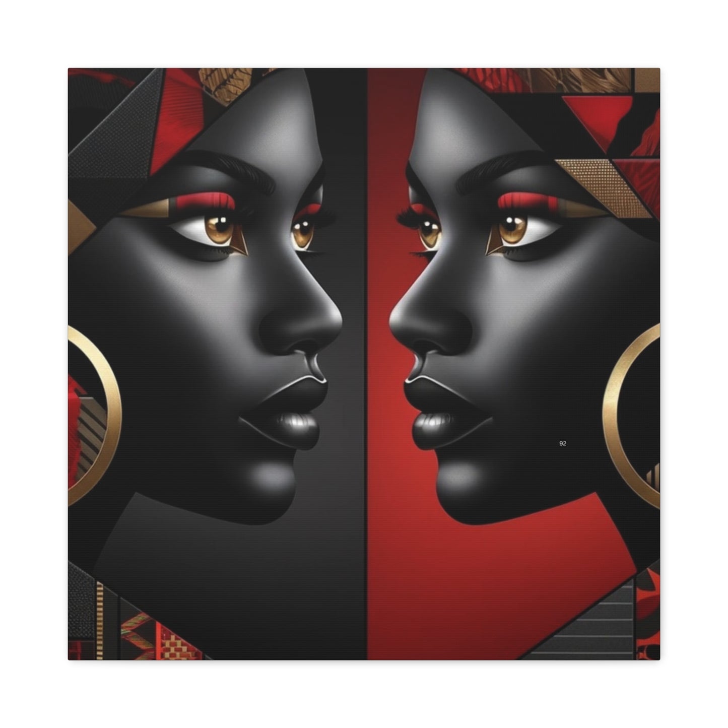 Dual Faced Matte Canvas, Stretched, 1.25" #DF1