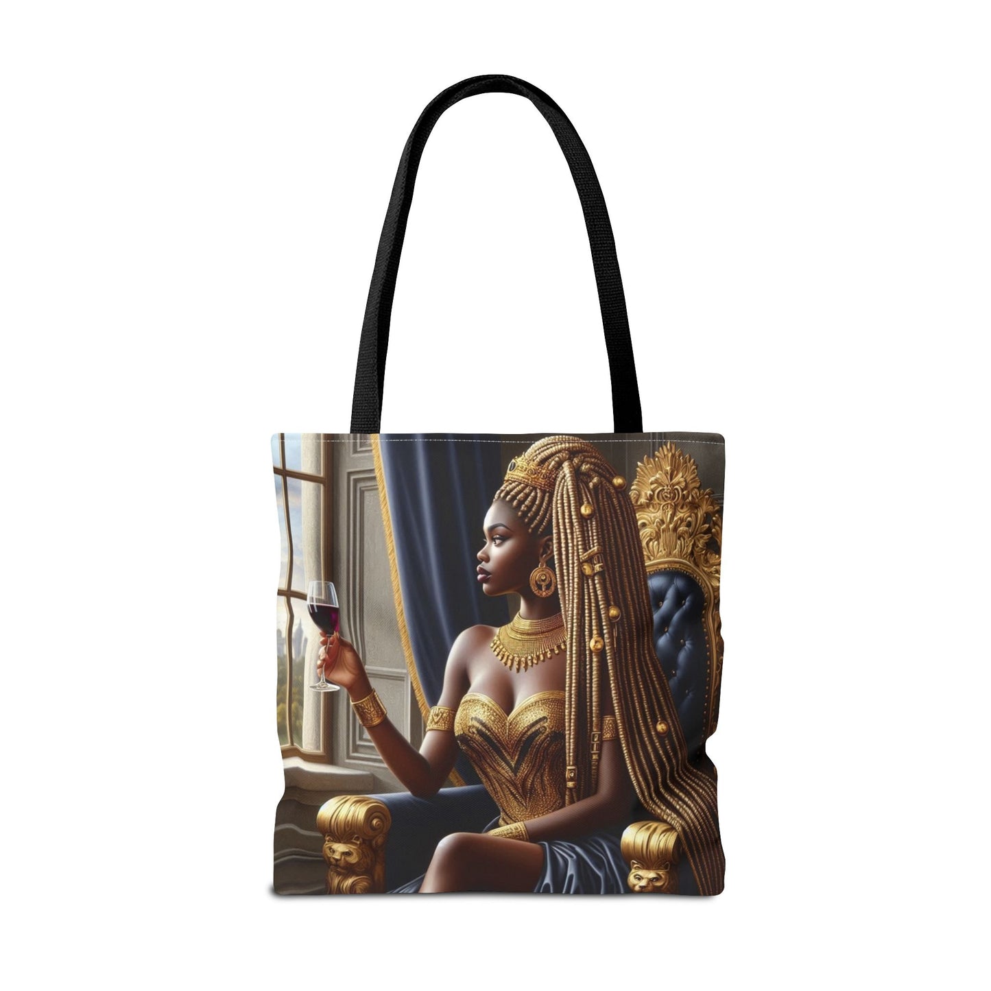 Sitting Queen Tote Bag (AOP) #T6