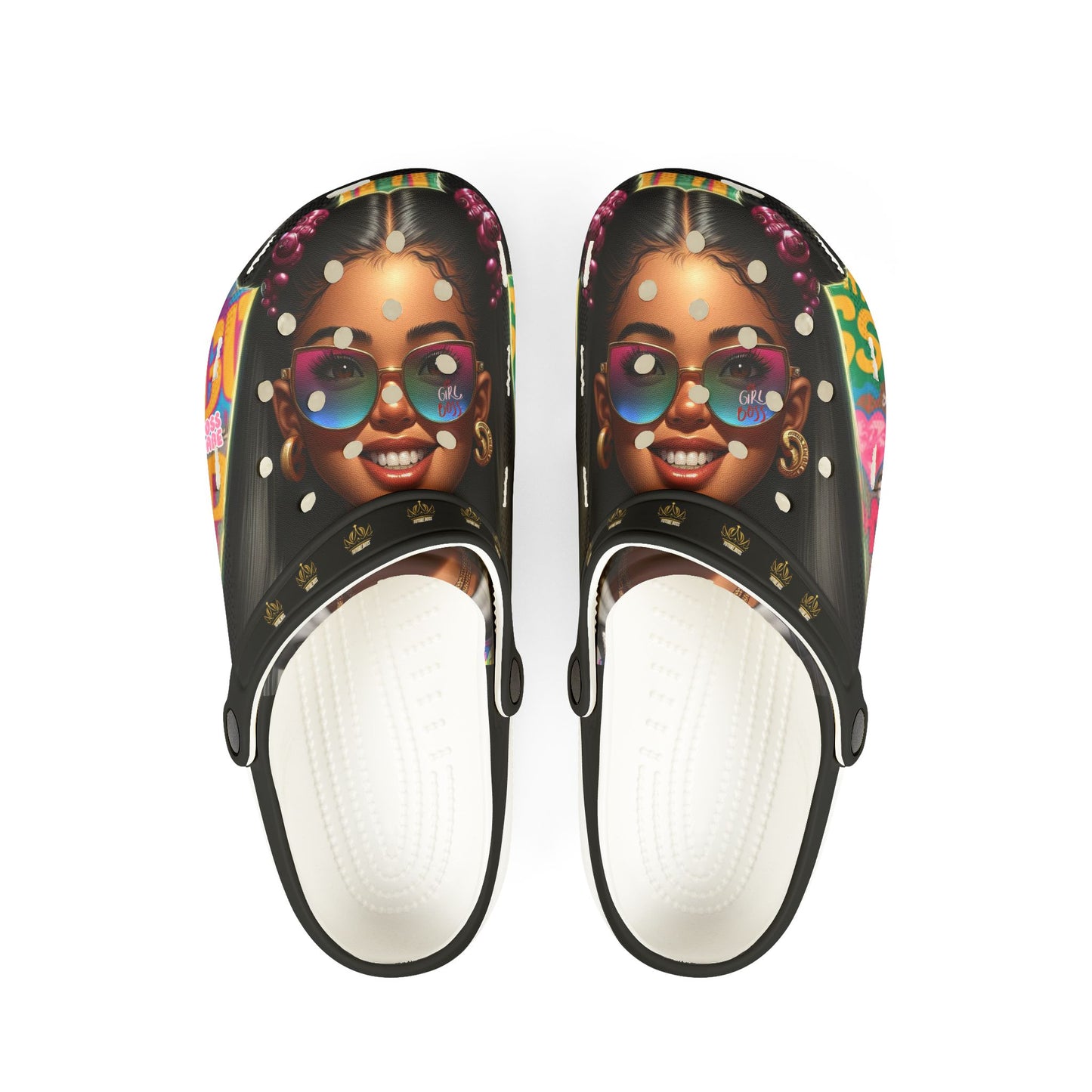 Future Boss EVA Foam Rubber Shoes (AOP) #47U