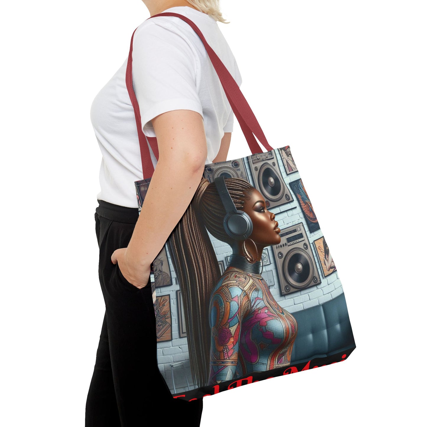 Feel The Music Tote Bag (AOP) #FM19