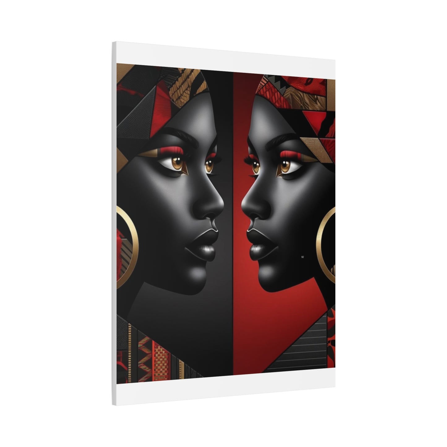 Dual Faced Matte Canvas, Stretched, 1.25" #DF1