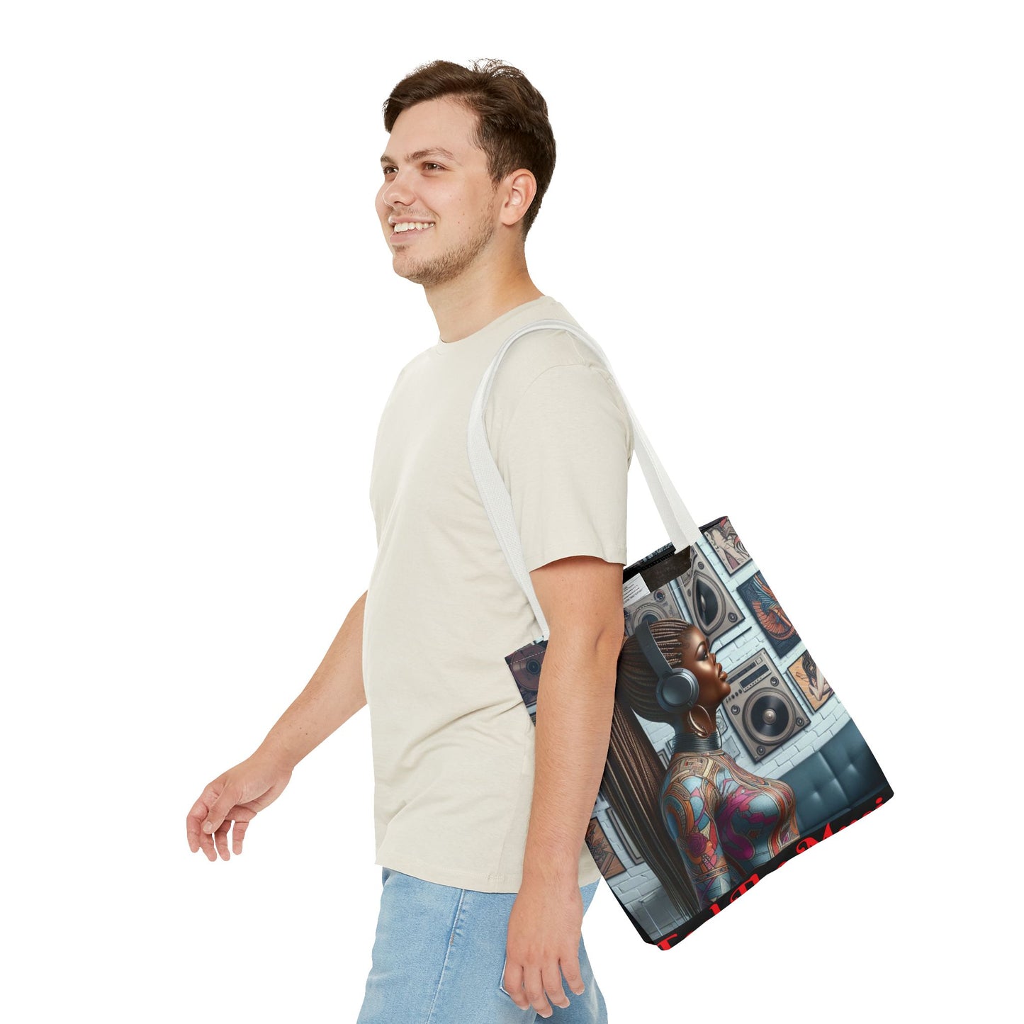 Feel The Music Tote Bag (AOP) #FM19