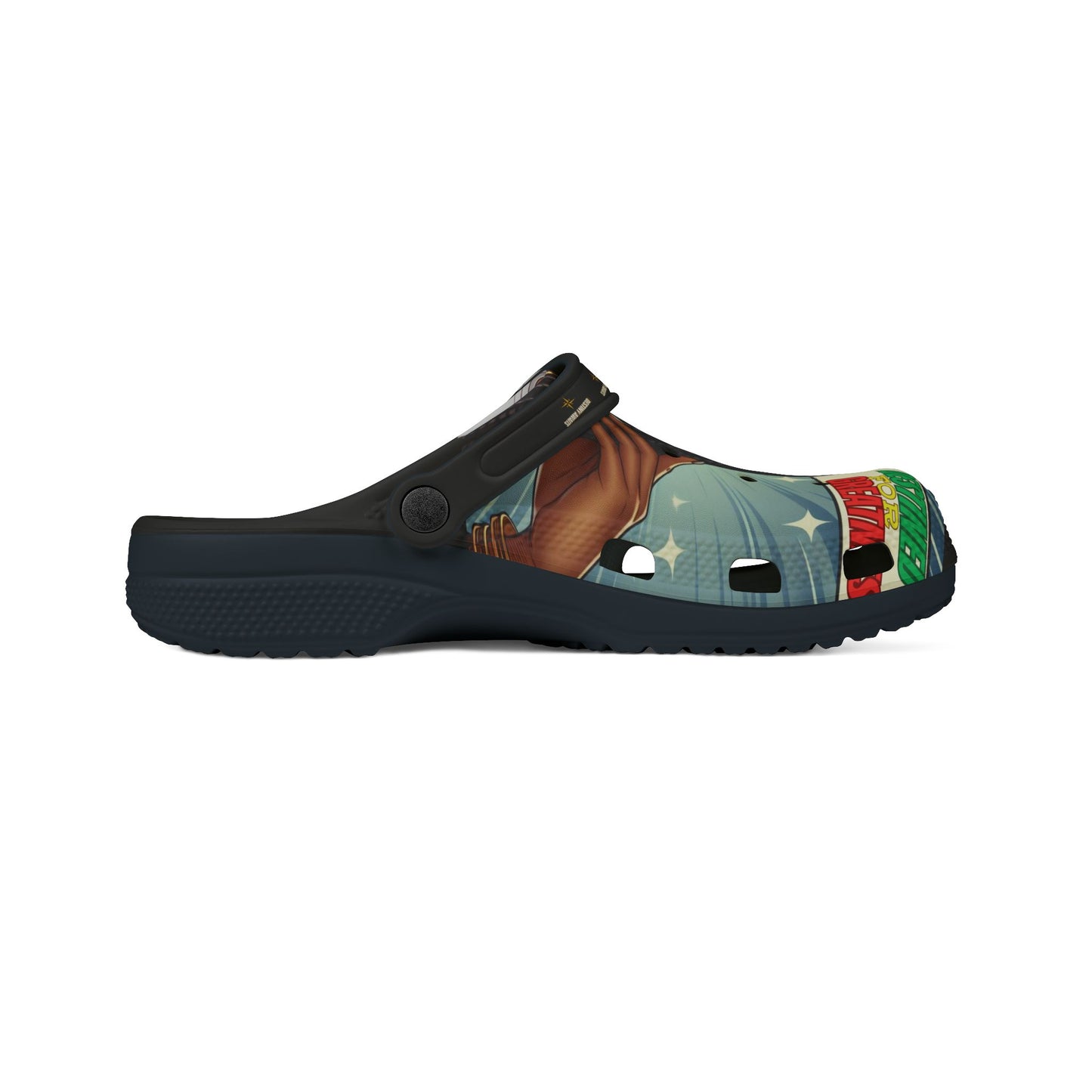 Destined For Greatness EVA Foam Rubber Shoes (AOP) #9U