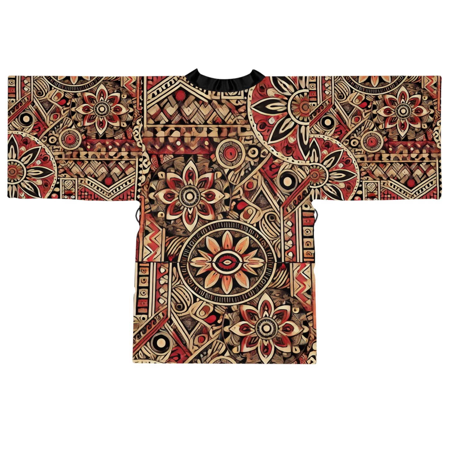 Red Queen Long Sleeve Kimono Robe (AOP) #RQ2