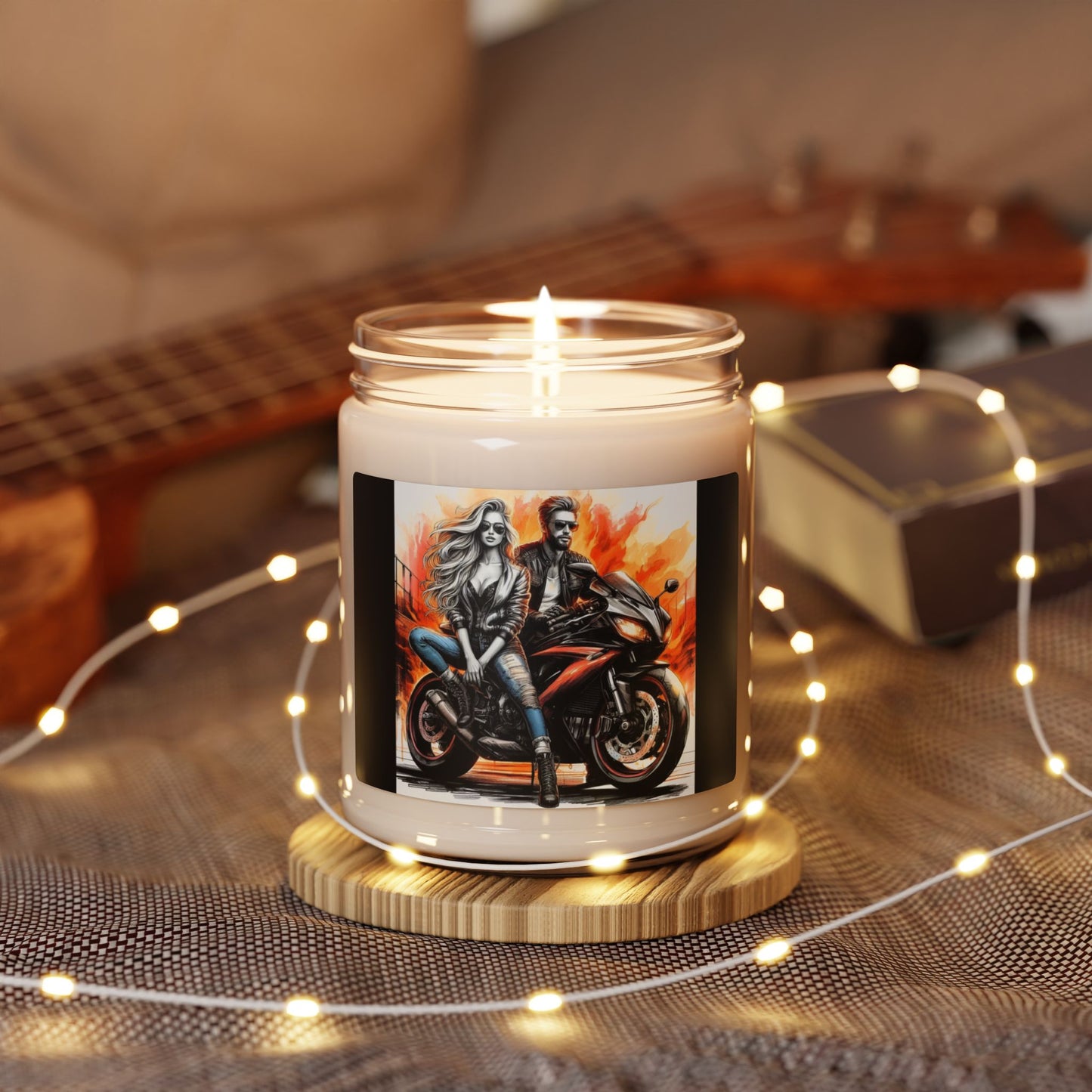 Born To Ride Scented Soy Candle, 9oz #13M