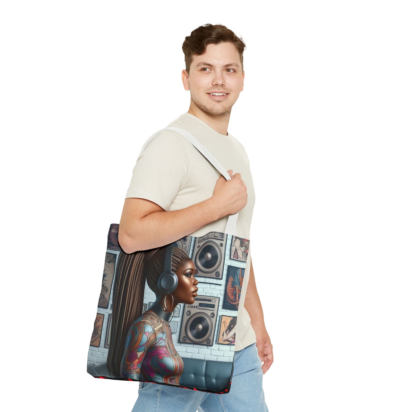 Feel The Music Tote Bag (AOP) #FM19