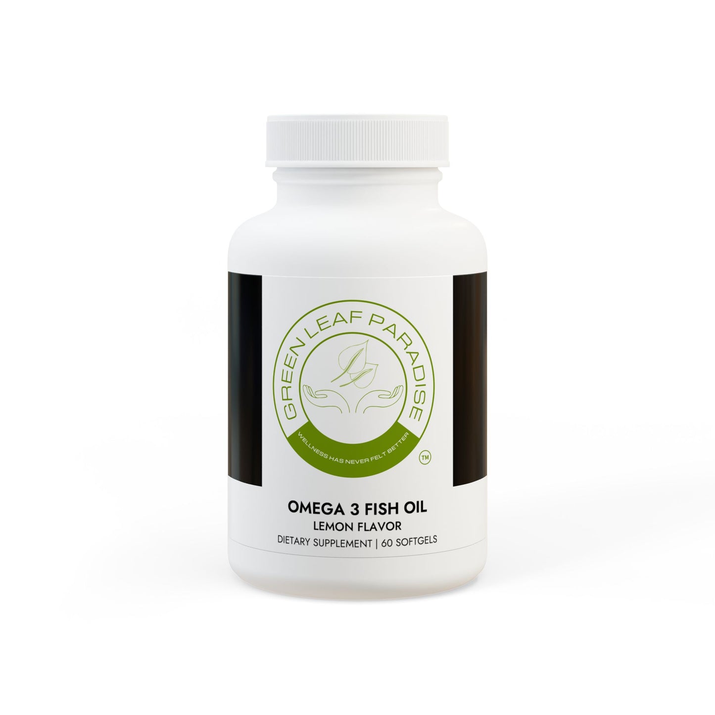 Omega 3 Fish Oil Supplement (60 Softgels) #GLP11