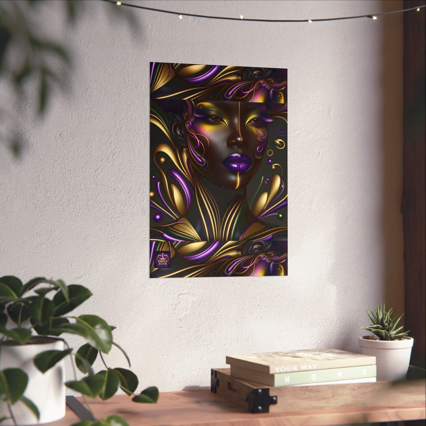 Purrple Reign Matte Vertical Posters #PR7