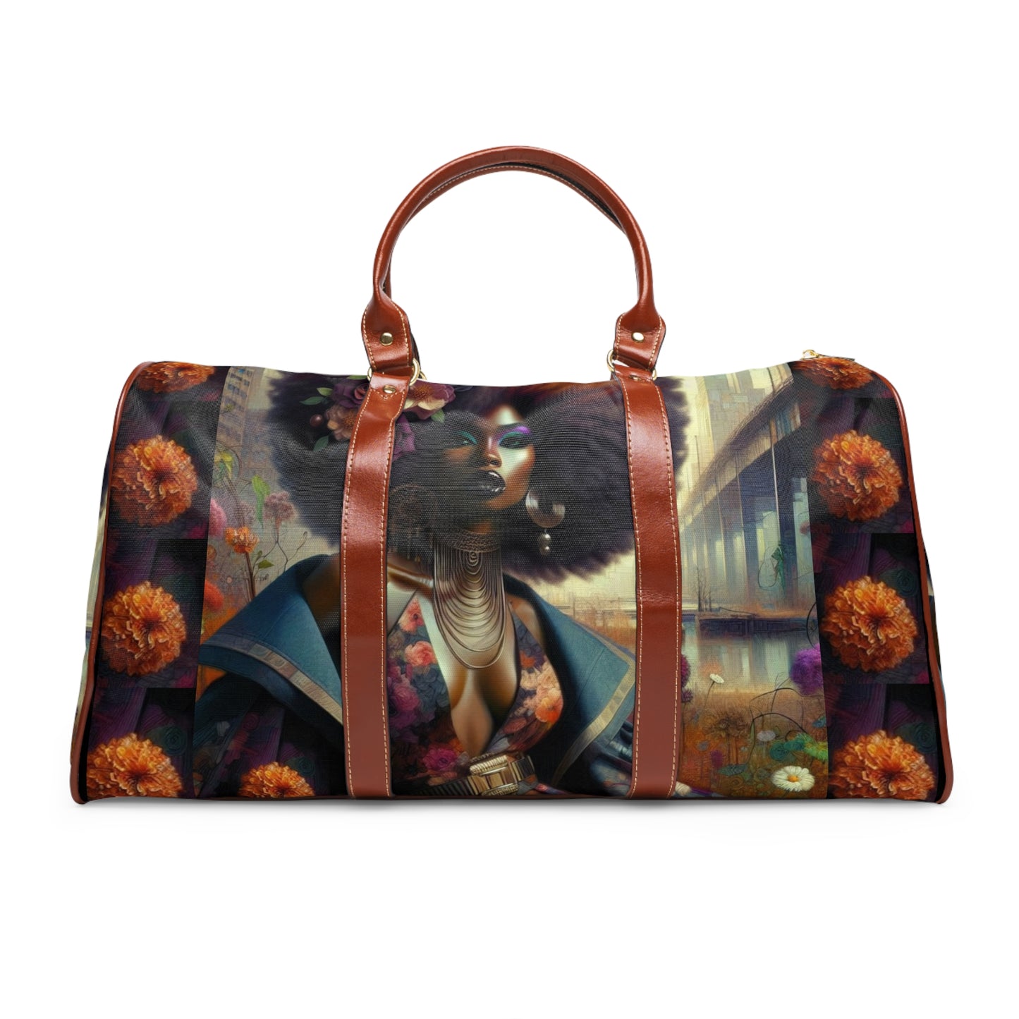 Afrocentric Beauty Luxury Waterproof Travel Bag #AB2