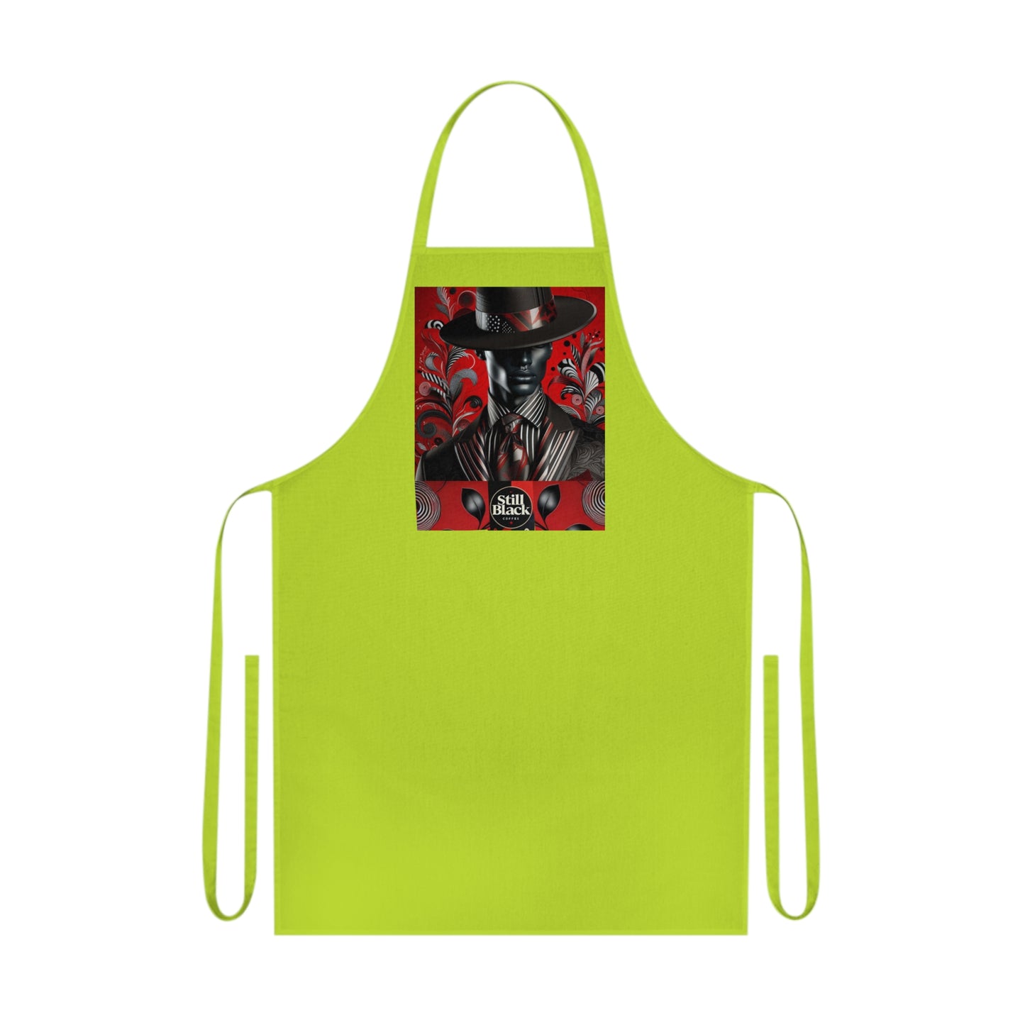 Still Black Cotton Apron #SB9