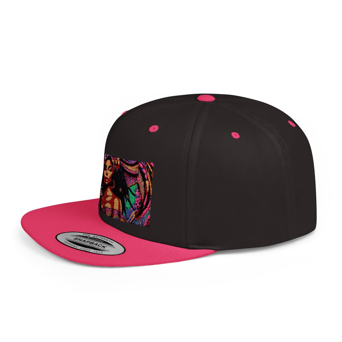 Divinity Luxury Flat Bill Snapback Hat - Bold Statement Headwear #DL1