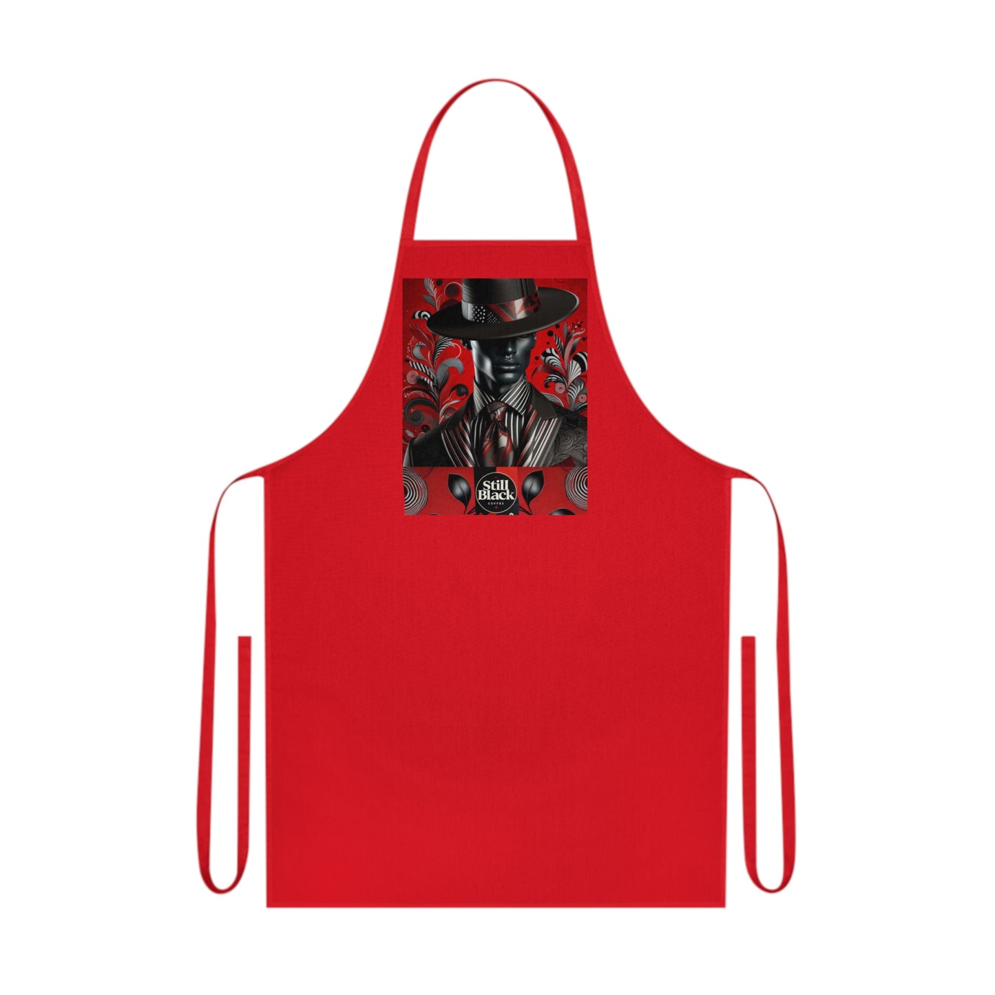 Still Black Cotton Apron #SB9