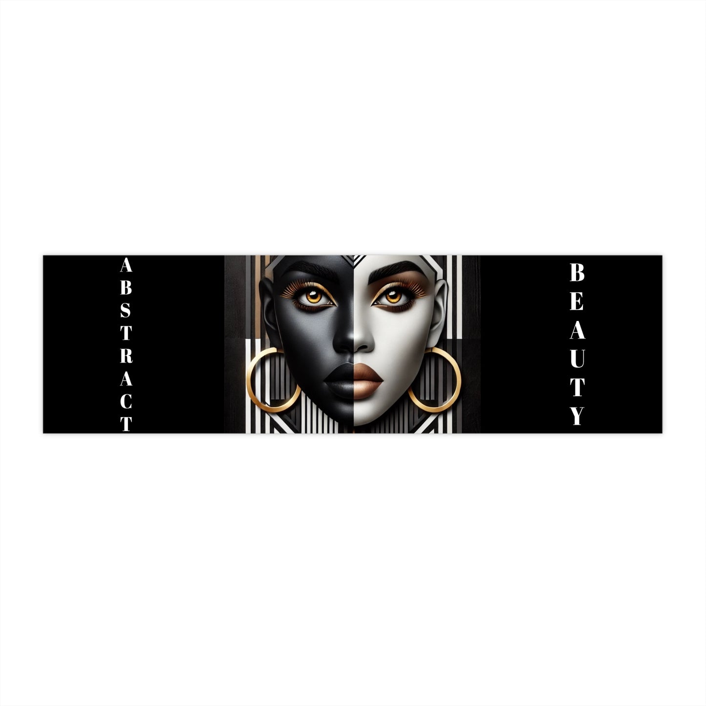 Abstract Beauty Bumper Stickers #AB1