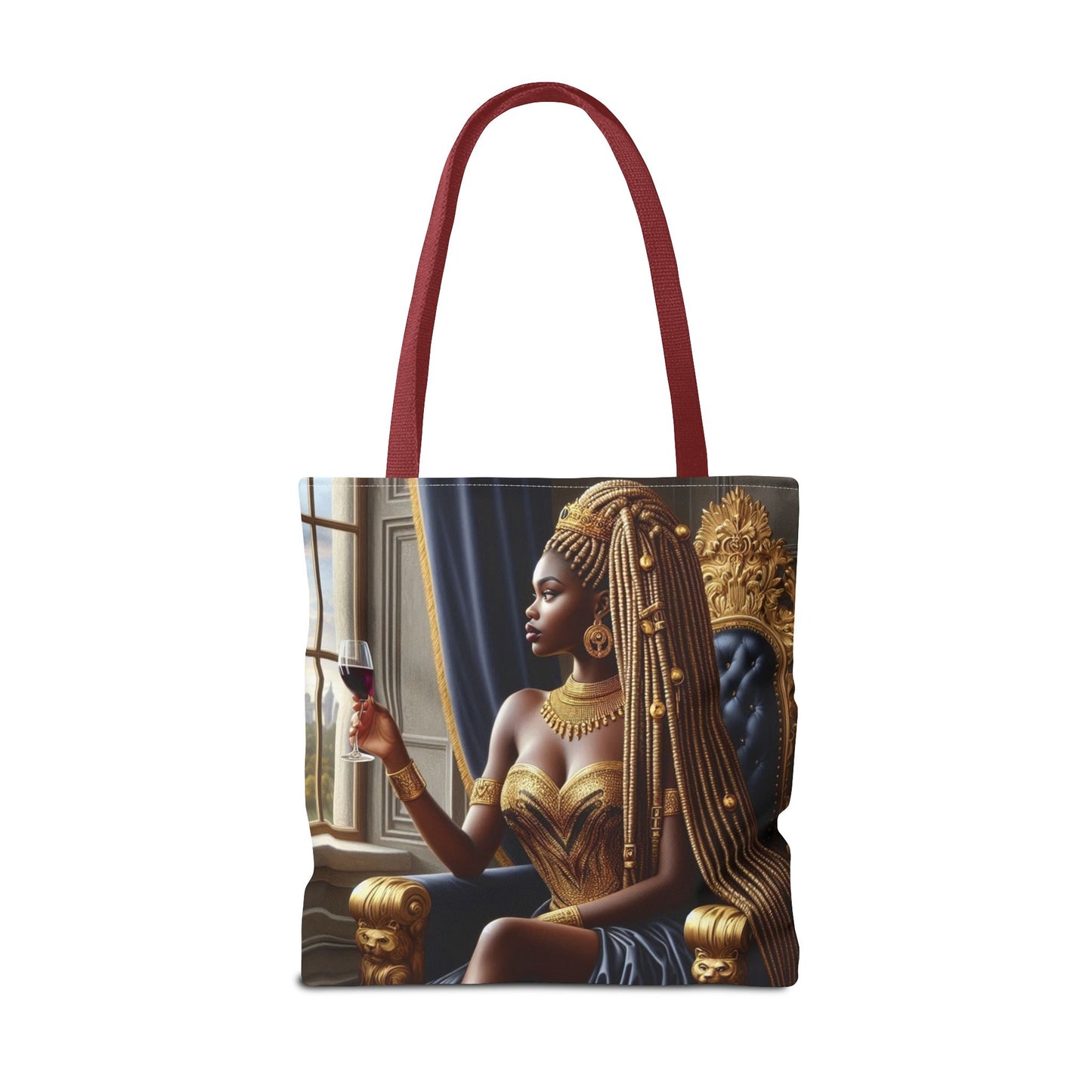 Sitting Queen Tote Bag (AOP) #T6