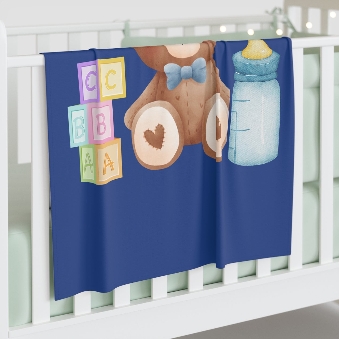 Teddy Bear Baby Swaddle Blanket #TB1
