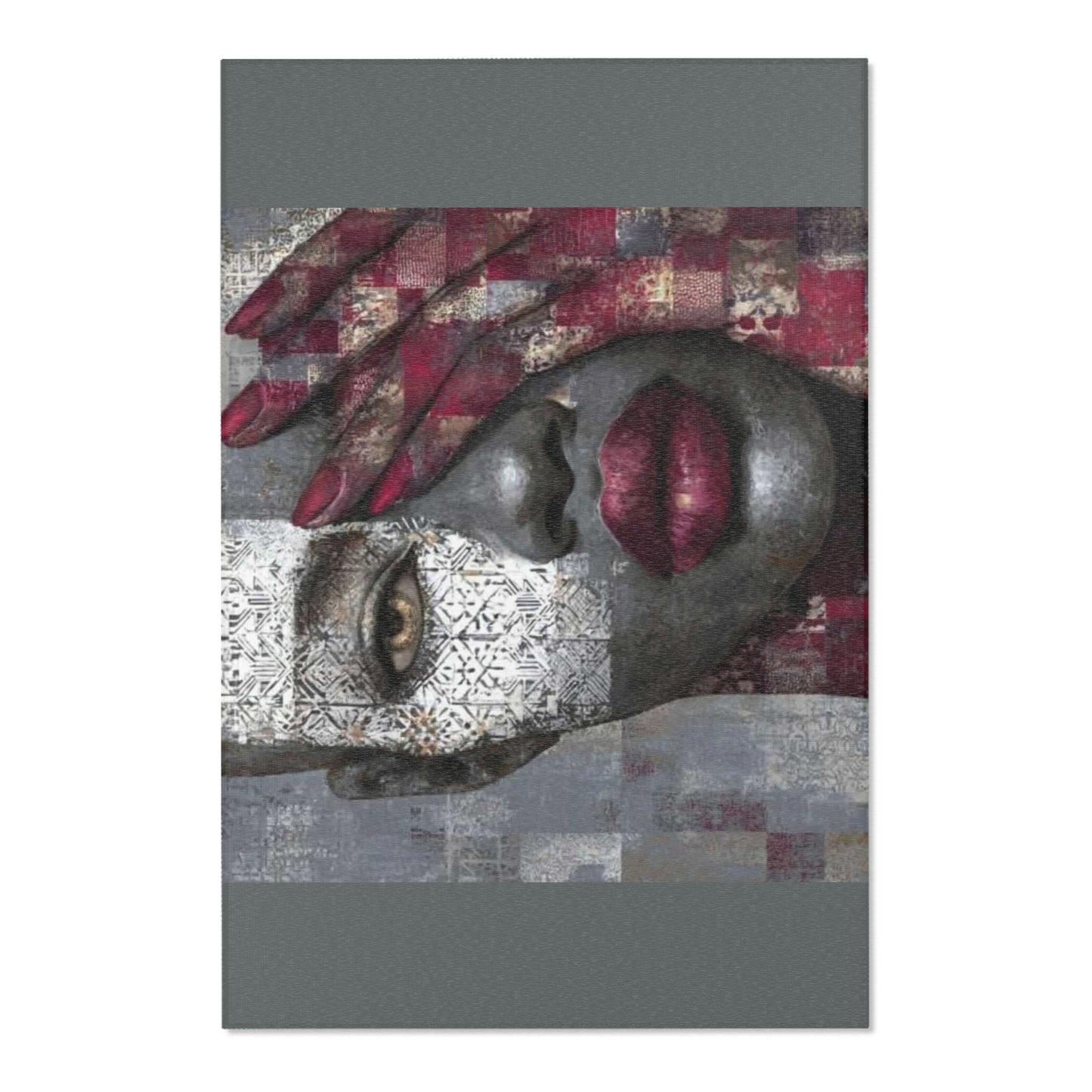 Artistic Area Rug, Bohemian Decor, Modern Home Accent, Unique Living Room Carpet, Contemporary Floor Mat, Statement Piece