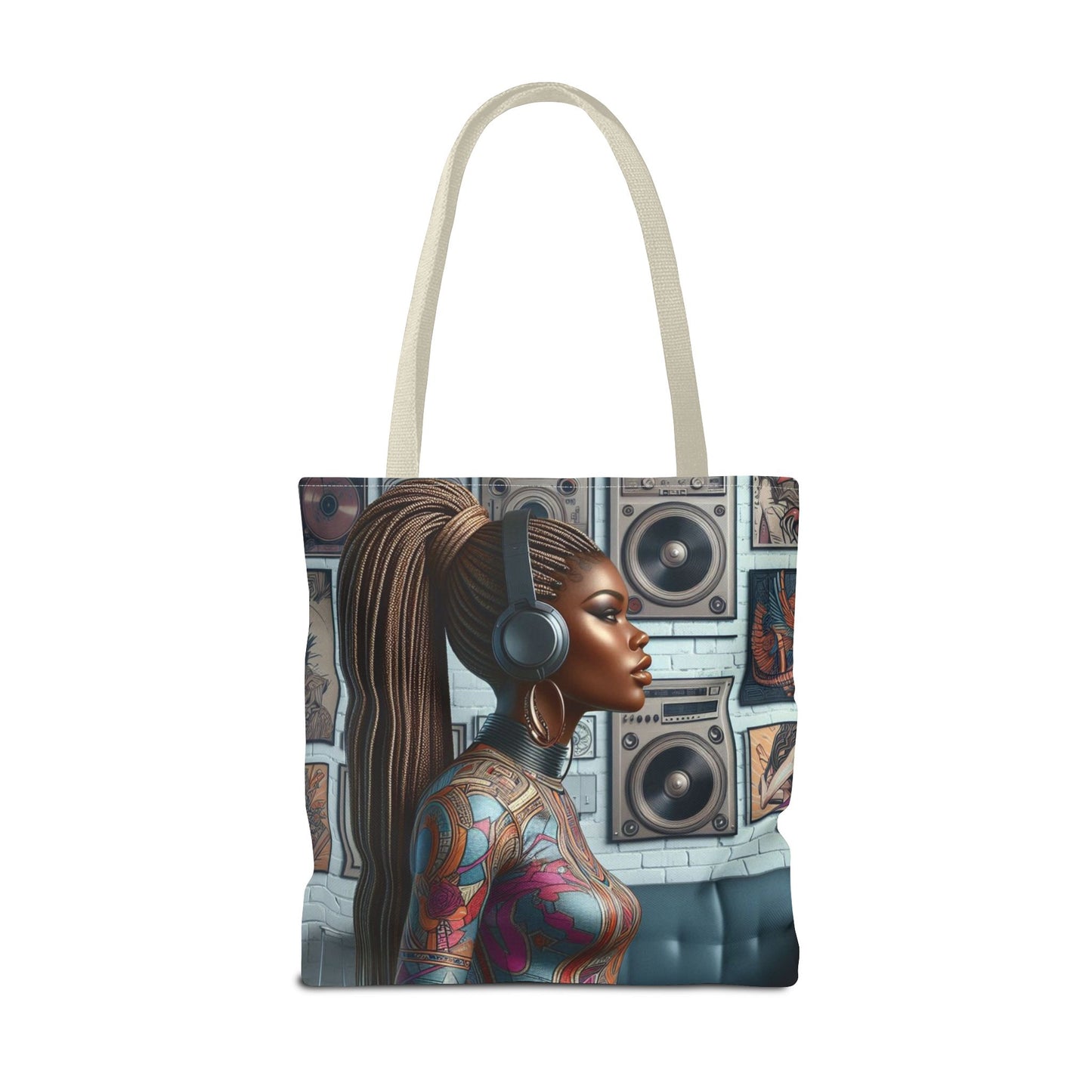 Feel The Music Tote Bag (AOP) #FM19