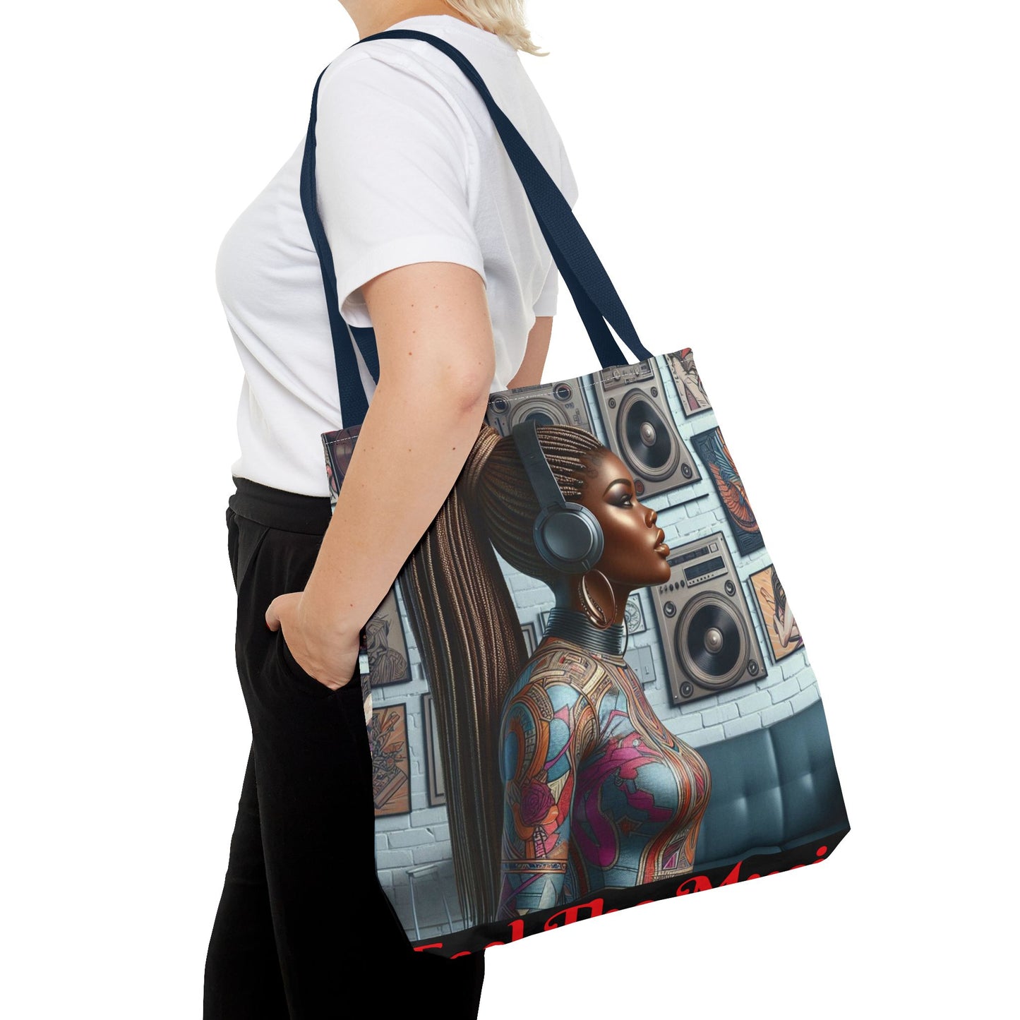 Feel The Music Tote Bag (AOP) #FM19