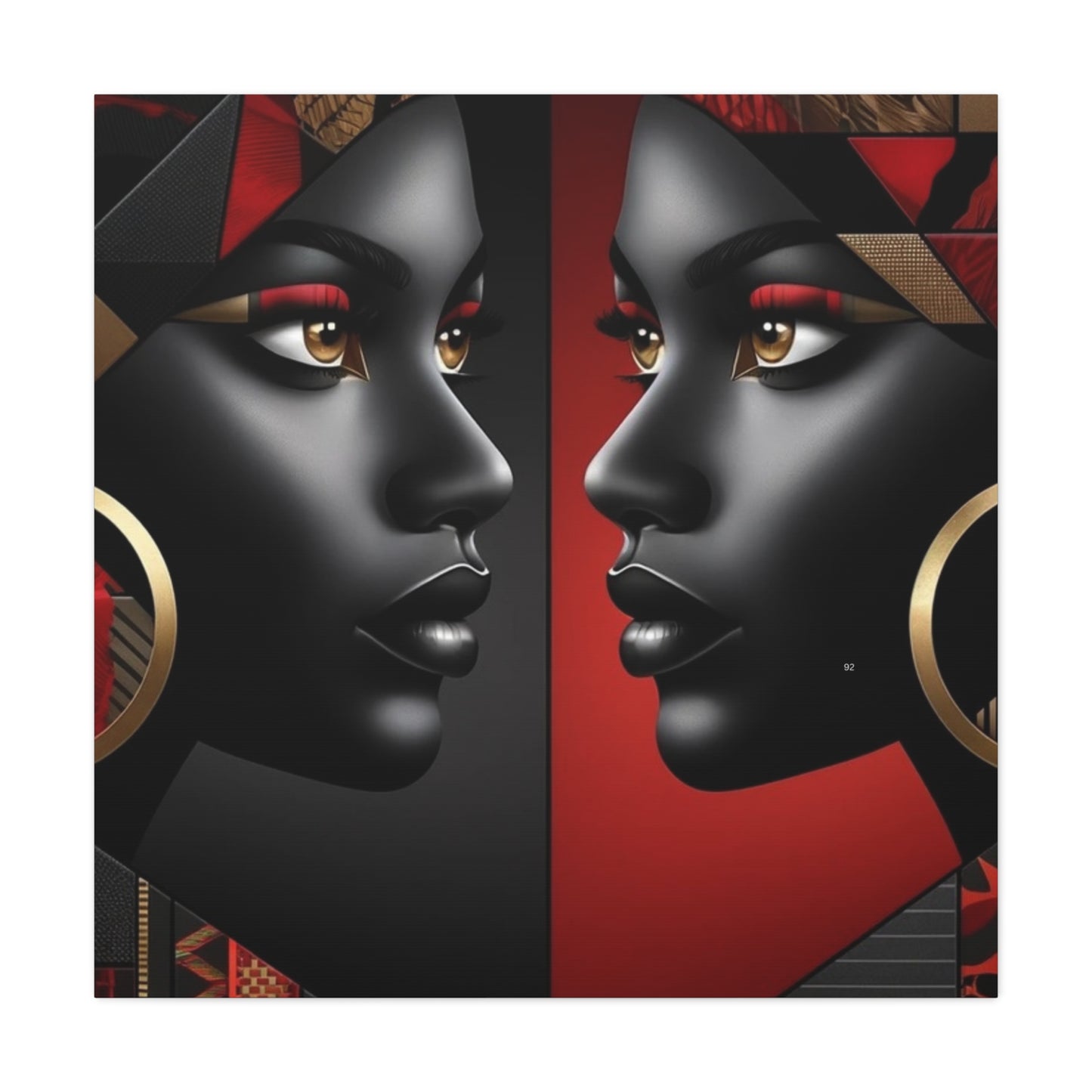 Dual Faced Matte Canvas, Stretched, 1.25" #DF1